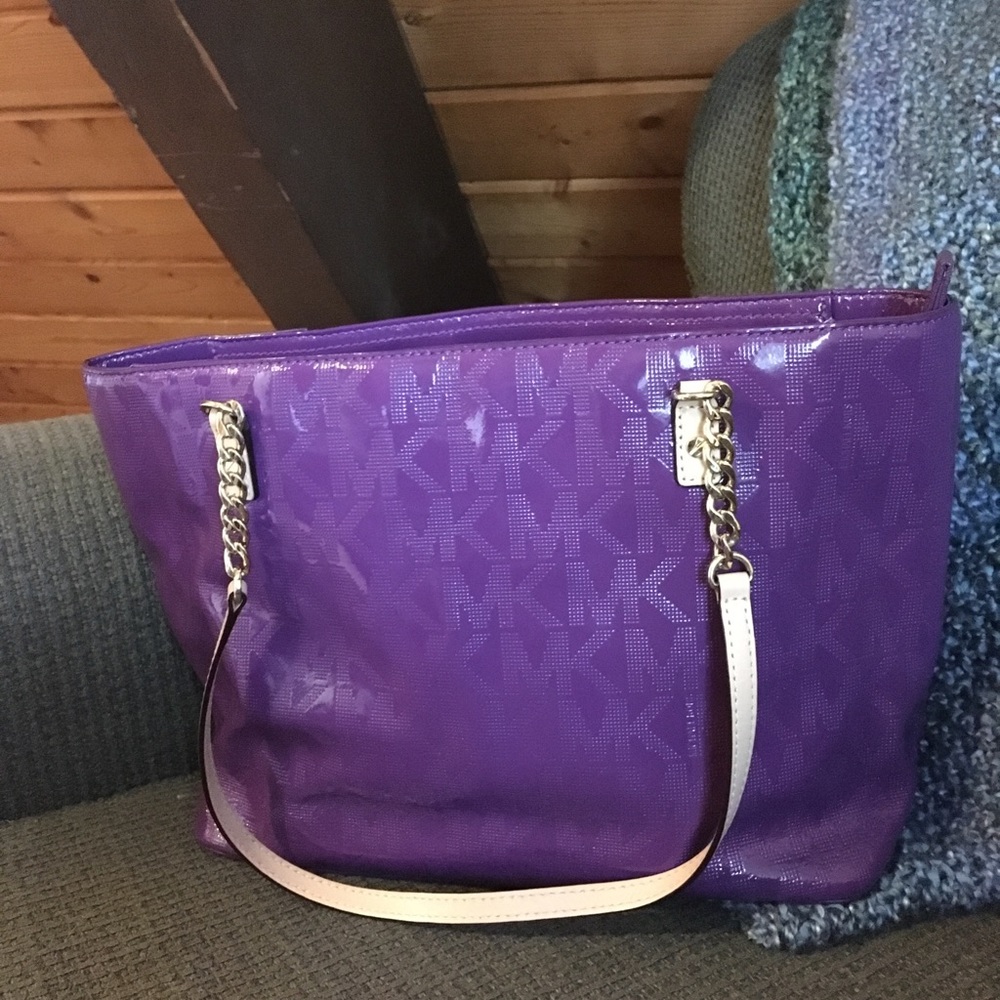Michael Kors purple purse